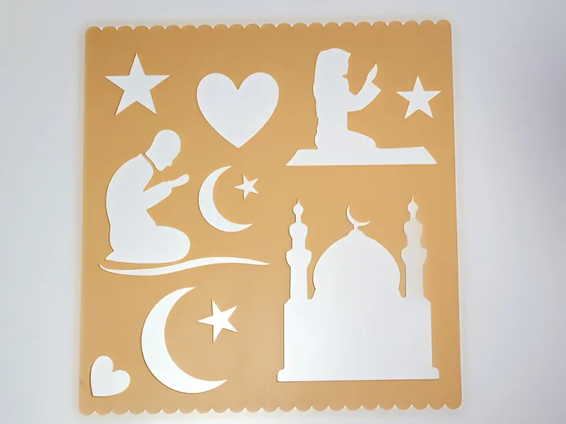 Islamic drawing stencil 1