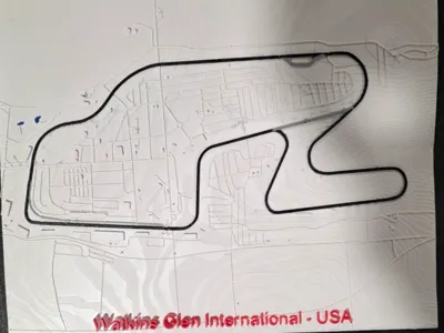3d miniature of Watkins Glen