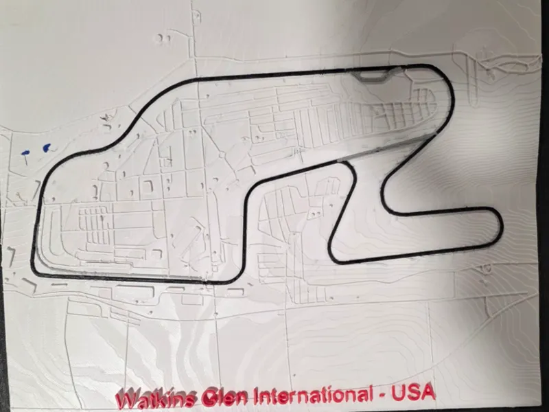 3d miniature of Watkins Glen