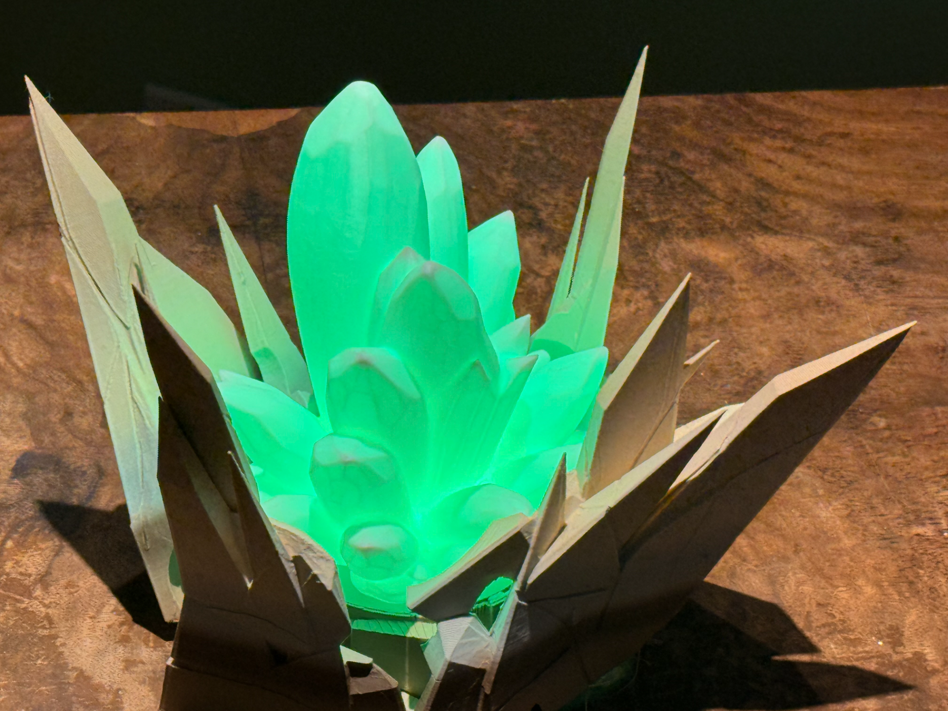 Exploding Crystal Lamp