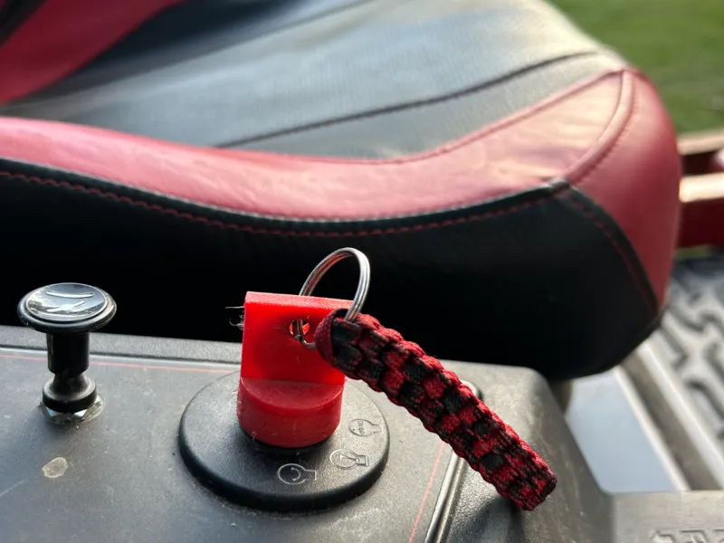 Lawnmower Key Cap Cover