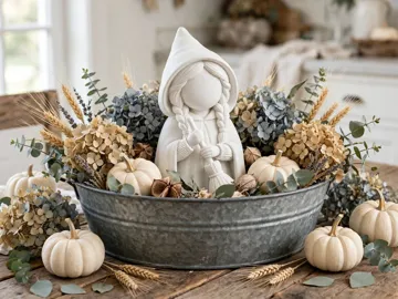 Accesorio de iluminación decorativa: Tealight Witch With Broom Figure — vista de referencia 5
