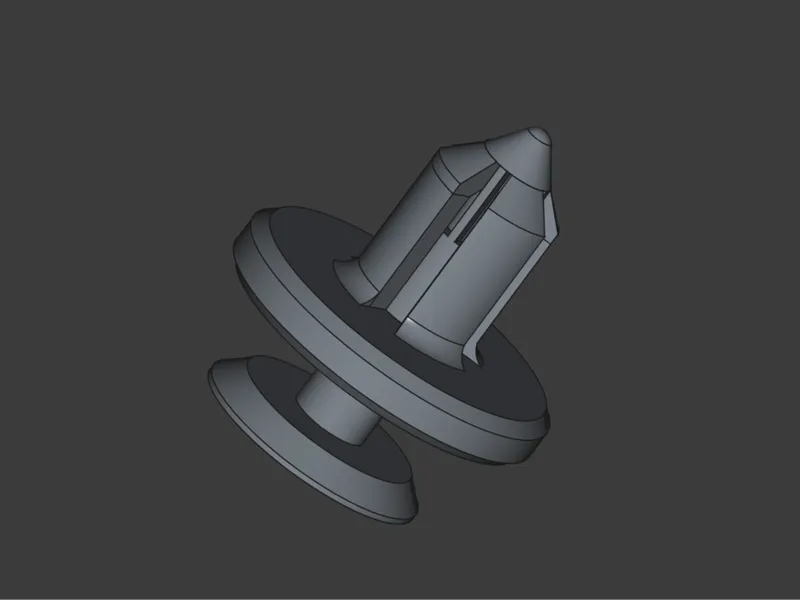 8mm Captive Trim Clip