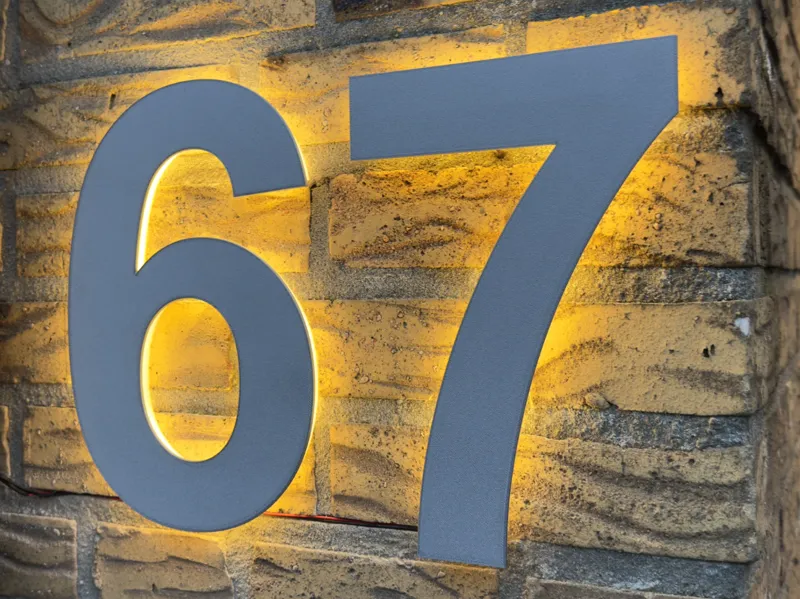 House Number LED 0-9