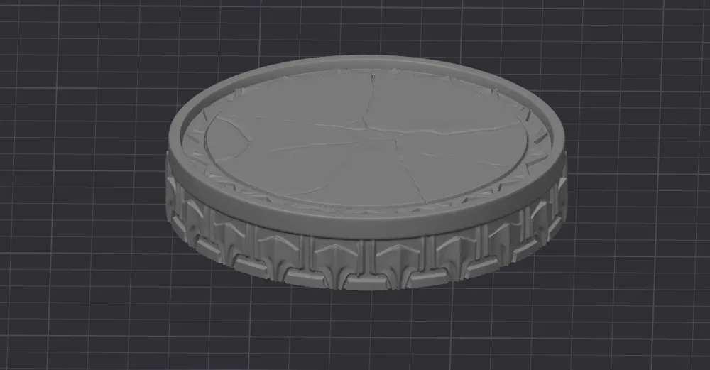 Decorative Display Bases Collection 1 (100mmx20mm) - Free 3D Print ...