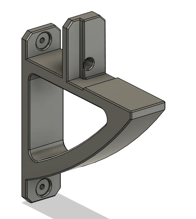 AMS wall bracket, slots in the back and fits under