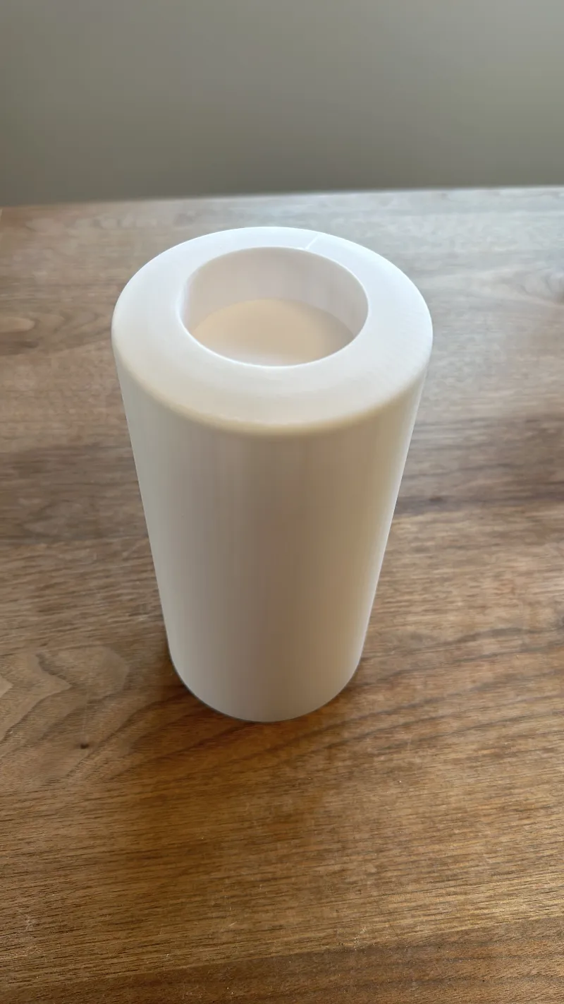 Kerze / Candle Ø100mm 200mm hoch/high for LED Bulb Ømax.56mm