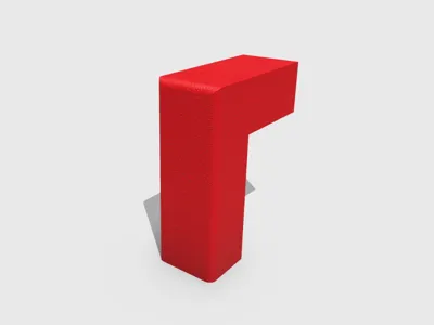 Skadis pin(hock) from 1x1 to 2x3