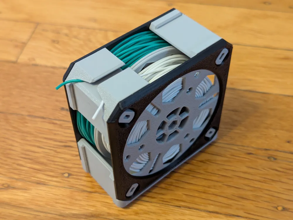 Wire Spool Holder Gridfinity (Printed Fasteners) - Free 3D Print Model ...