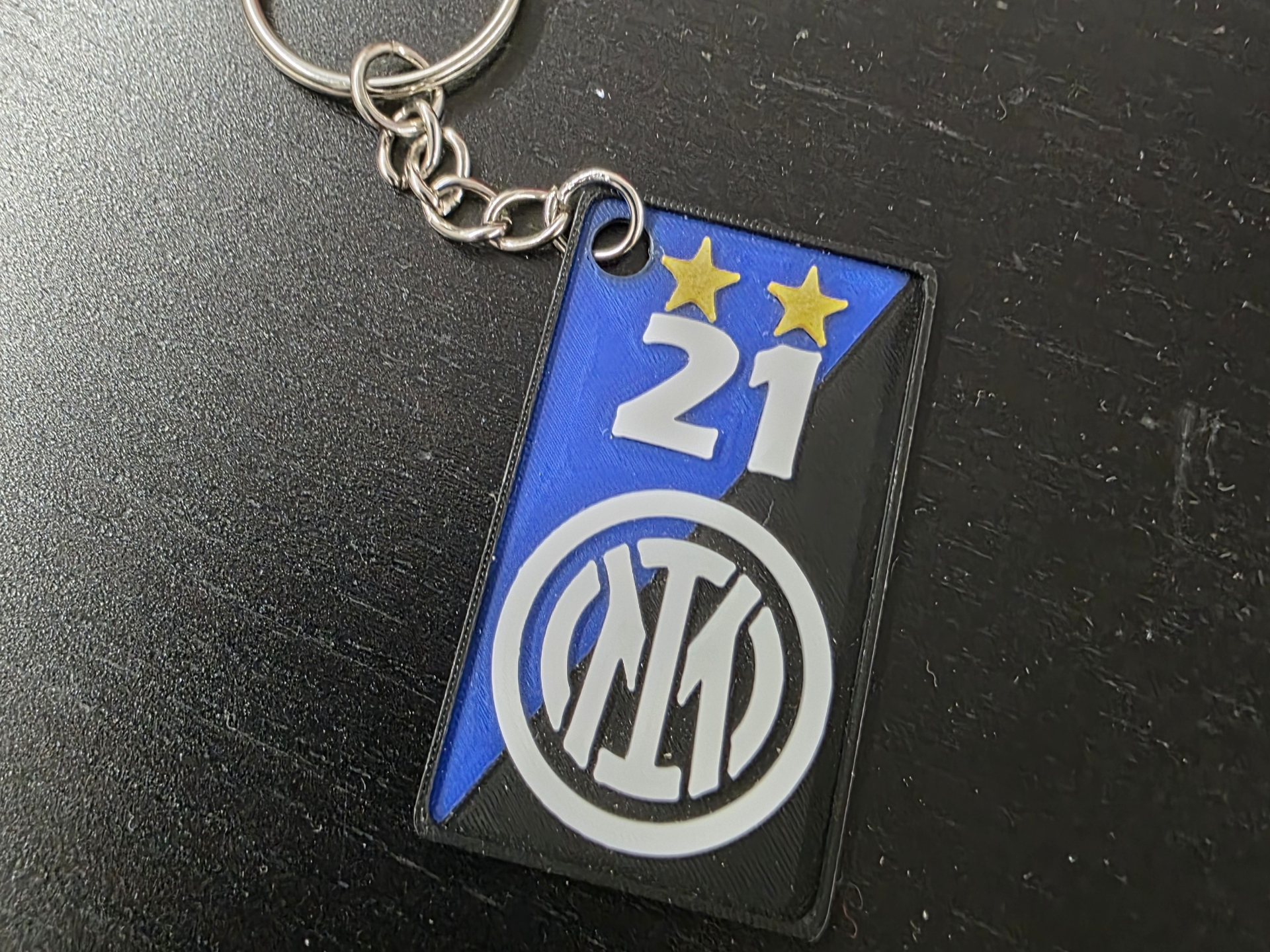 Inter Milan 21st Scudetto Keychain