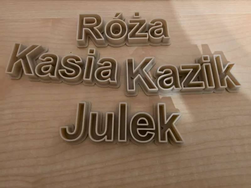 Personalized Name Cutters — Custom Letters 