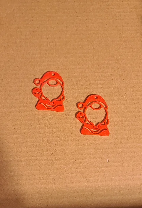 Santa Gnome Earrings