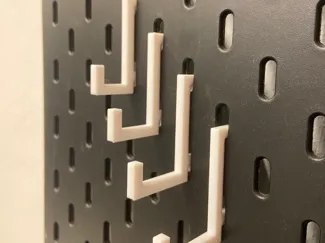 Hook in diffrent sizes for IKEA Skadis