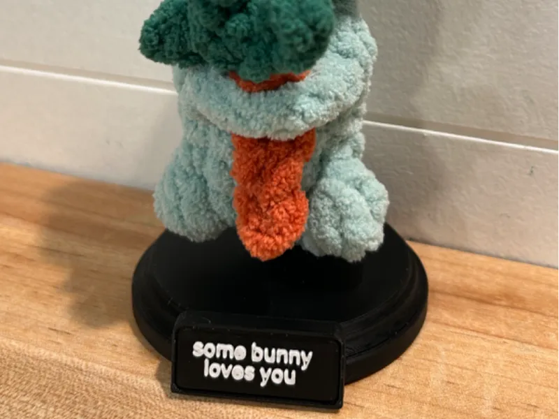 crochet animal stand amigurumi