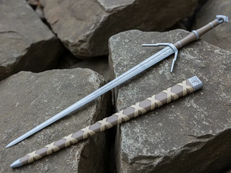 The Witcher Geralt's silver sword