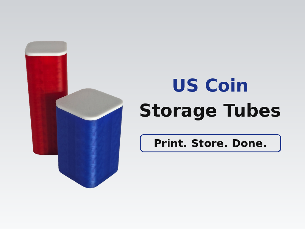US Coin Storage Tubes