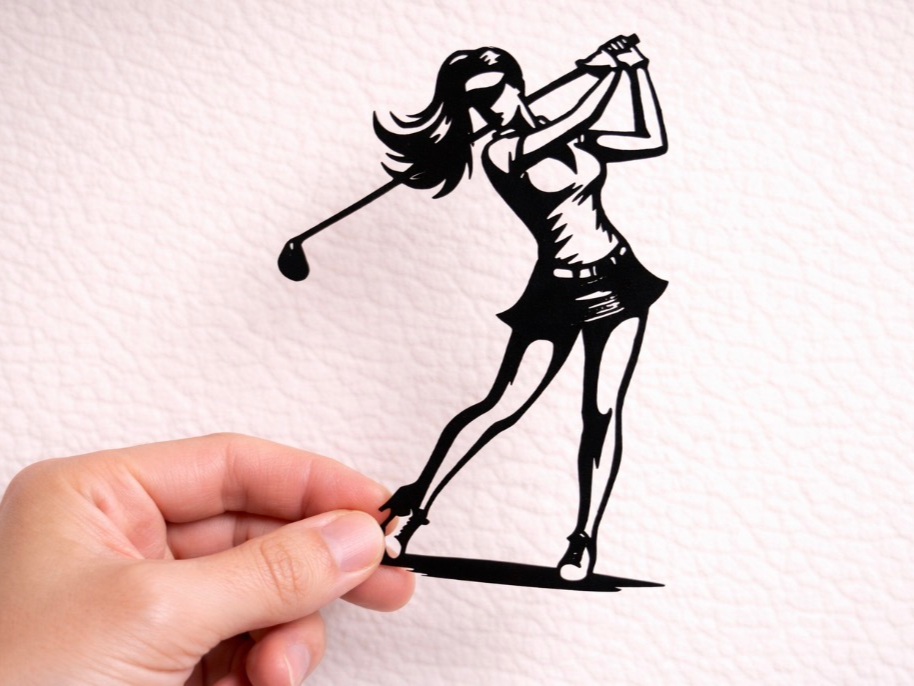Golf Girl Wall Art
