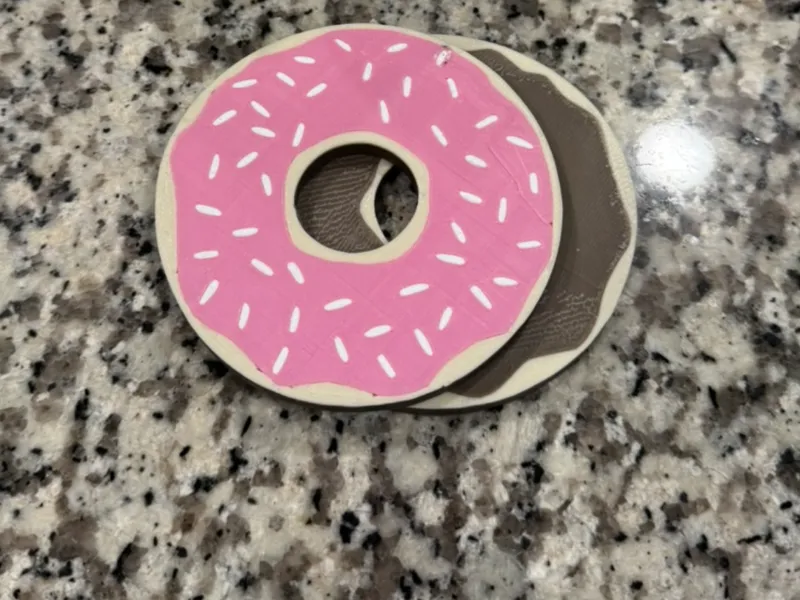Half Dozen Doughnut Coasters