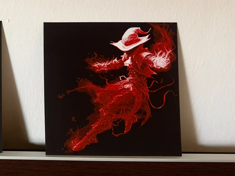 Red Mage - HueForge artwork inspired in FFIV