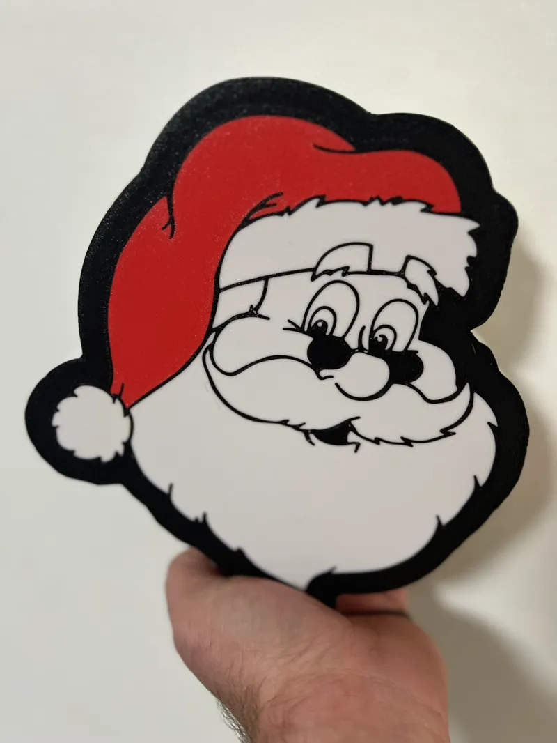Santa LED lightbox