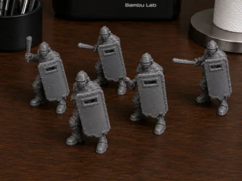 Modelo para impresión 3D: 20 enforcers proxy for underhells and badlands — referencia de MakerWorld