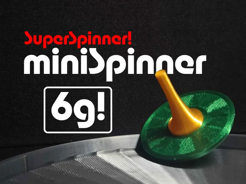 miniSpinner - 6g Long-Spinning Top!
