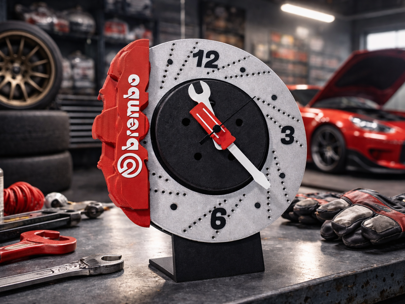 Disc Brake Clock