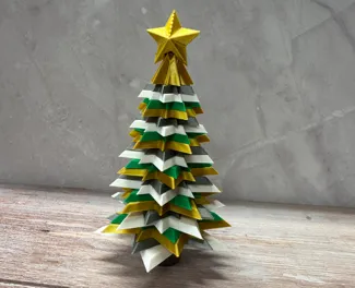 Christmas tree advent calendar