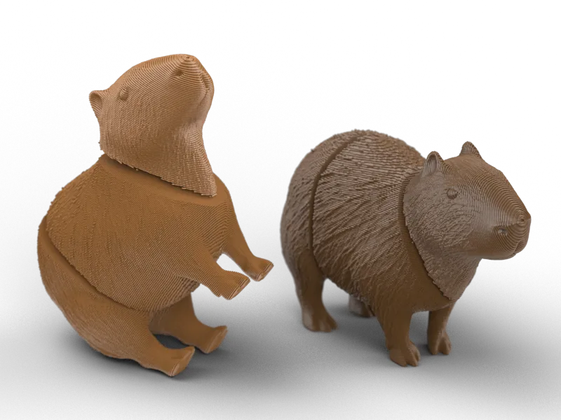 Articulated Capybara Ball-Joint Toy