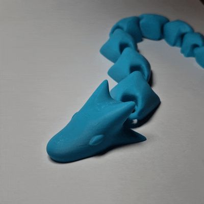 LONG Water Dragon! Articulated Print in Place!