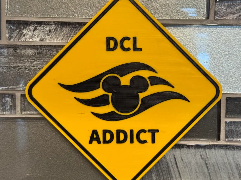 Disney Cruise Line DCL Addict Warning Sign