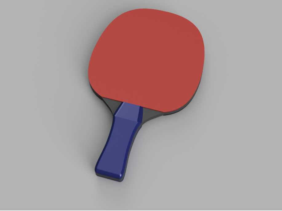 3D Printed Table Tennis Racket