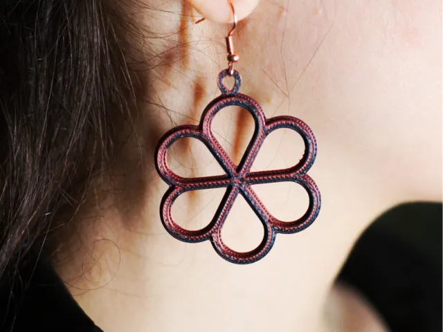 Earrings - Six circles