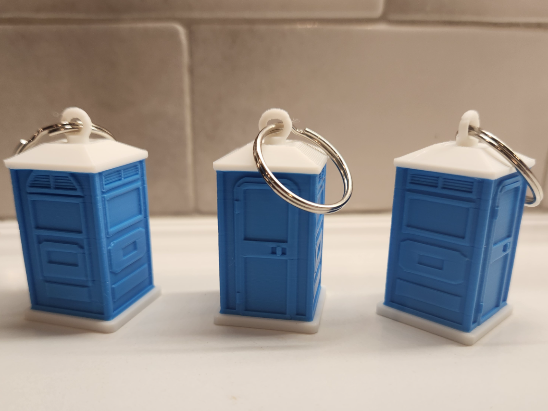 Port A Potty Keychain