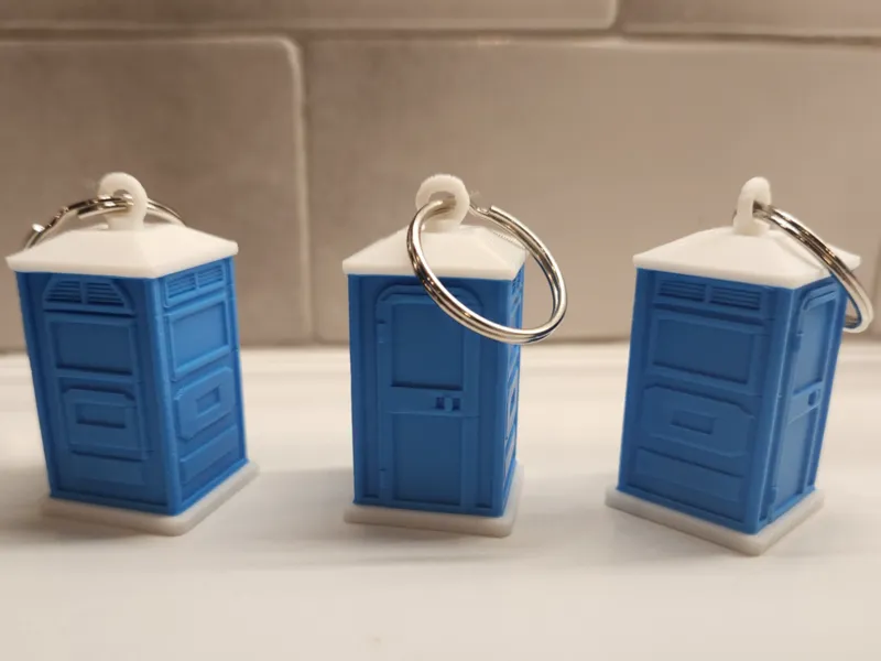 Port A Potty Keychain