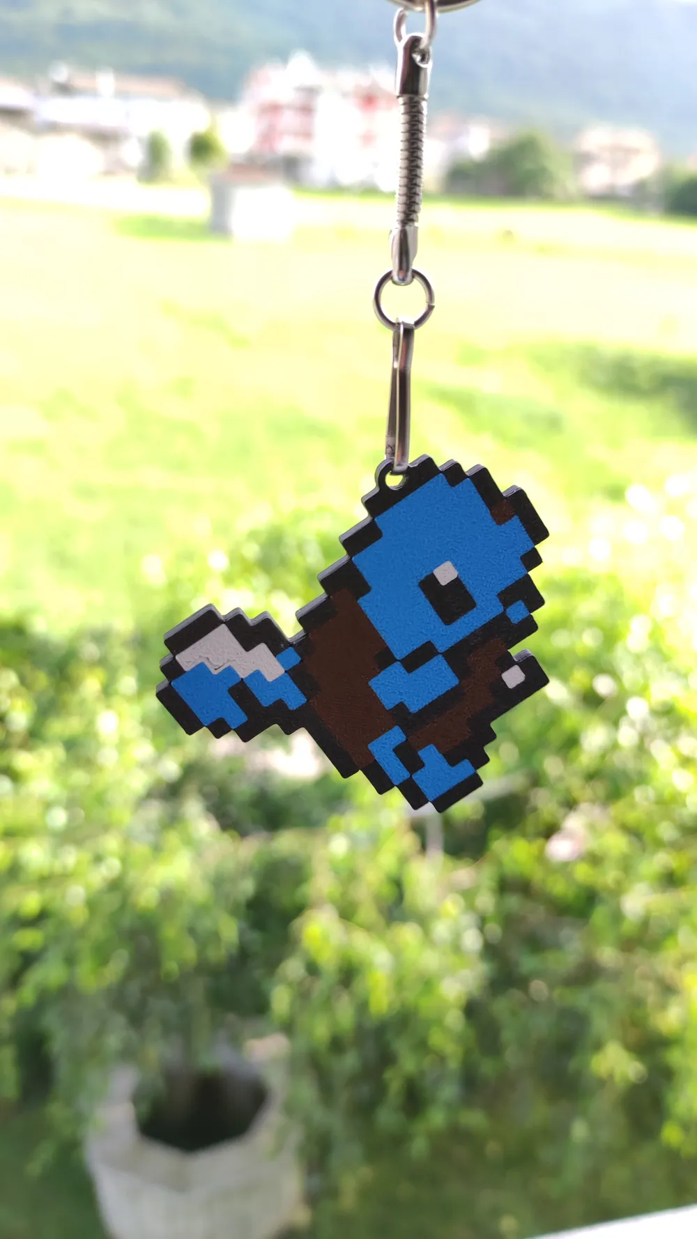 Llavero Pixel Art POKEMON SQUIRTLE con NFC por miky mako MakerWorld ...