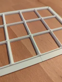 0.2mm layer, 2 walls, 15% infill (split in two for A1 mini)