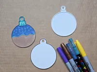 Boule de Noël vierge à colorier - DIY — photo 3