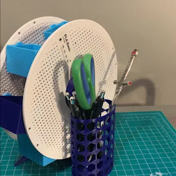 Ferris Wheel Desk Caddy and Pen Cup - Free 3D Print Model - MakerWorld