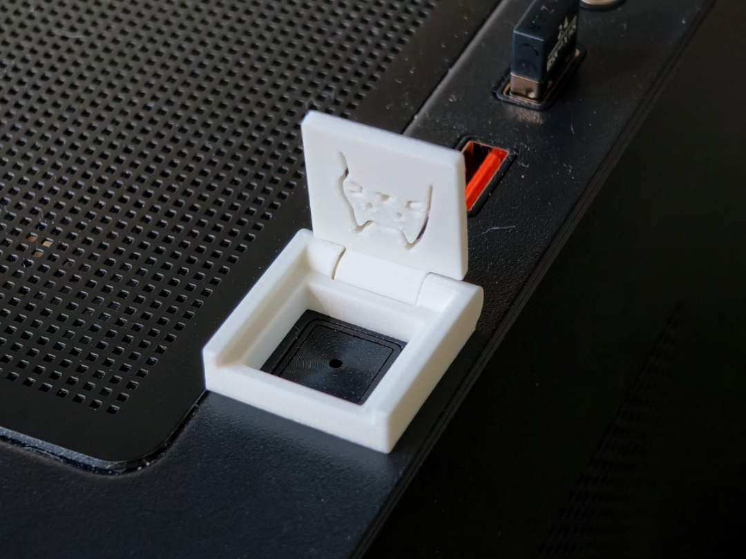 Pet-proof PC shutdown button cover(MINI)