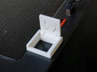 Pet-proof PC shutdown button cover(MINI)
