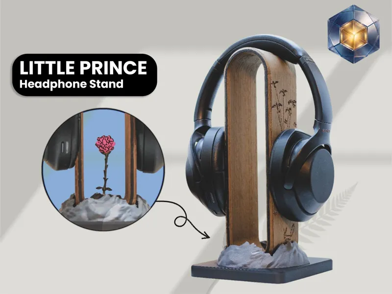 Headphone Stand inspired by "The little prince"