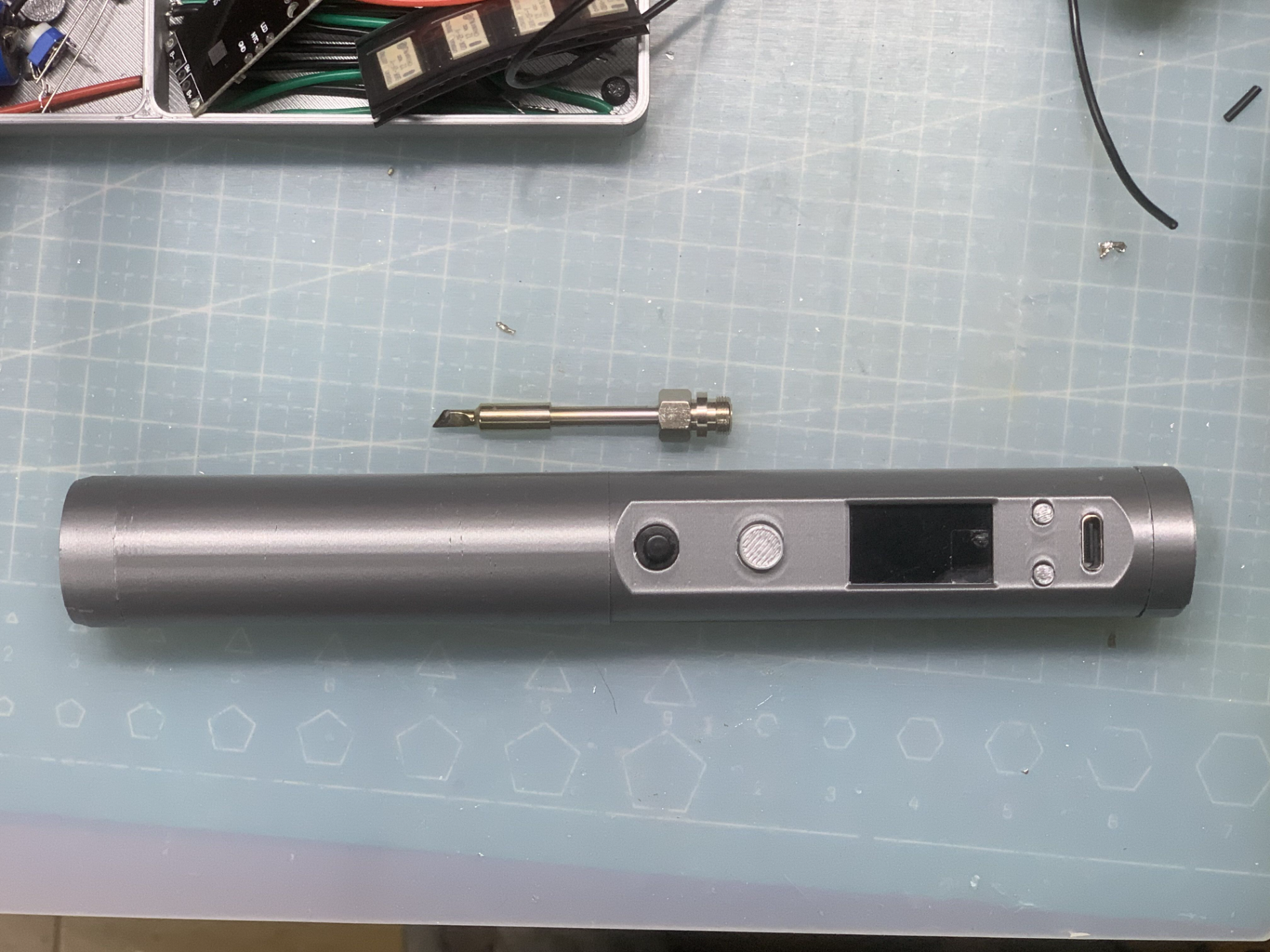 Miniatura 2 do modelo 3D 510电烙铁自动&手动3.0