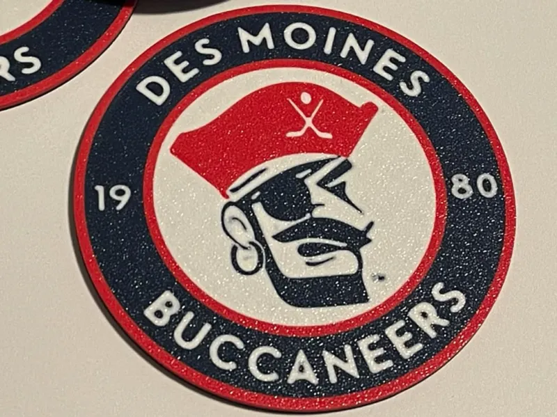 Des Moines Buccaneers Coaster