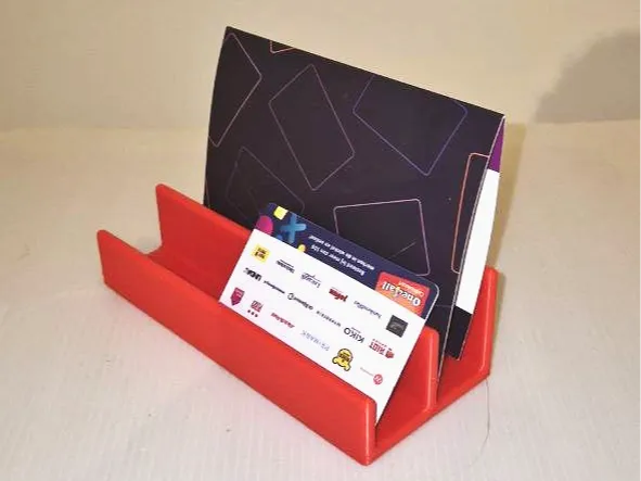 Business Card Holder – 2 Row Stand