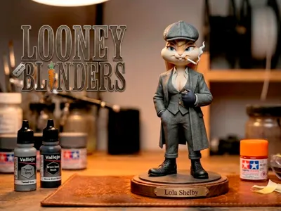 Lola “The Velvet Razor” Bunny - Looney Blinders
