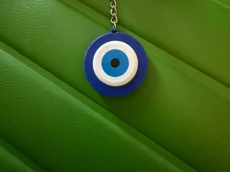 Nazar Boncuğu Pendant, Evil Eye Keychain