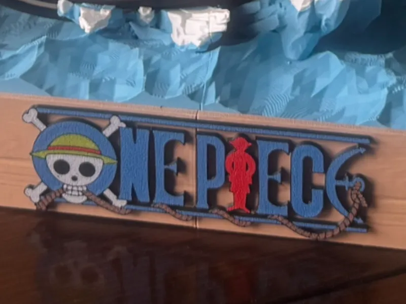 One Piece Plaque for Thousand Sunny ship base trim