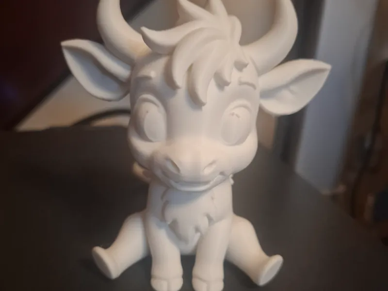 Hamish the highland cow mini model