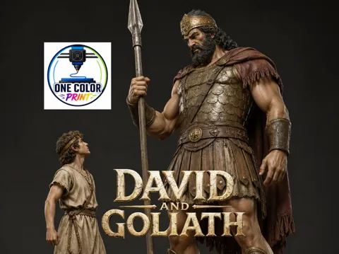 Soporte: David and Goliath — referencia de MakerWorld